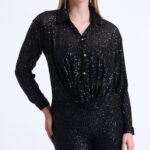 Pul Payet Uzun Kollu Bluz