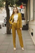 Double İtalyan Blazer Ceket Pantolon Takım - Görsel 8