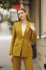 Double İtalyan Blazer Ceket Pantolon Takım