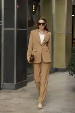 Double İtalyan Blazer Ceket Pantolon Takım - Görsel 5