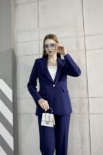 Double İtalyan Blazer Ceket Pantolon Takım - Görsel 3