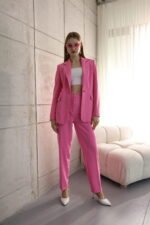 Double İtalyan Blazer Ceket Pantolon Takım - Görsel 6