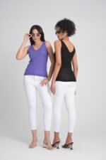 Askılı Sıfır Kol İnce Bluz - Görsel 6