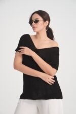 Çiçek Detaylı Bluz - Görsel 2