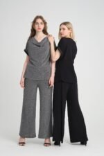 Buzi Kumaş Bluz Pantolon Takım