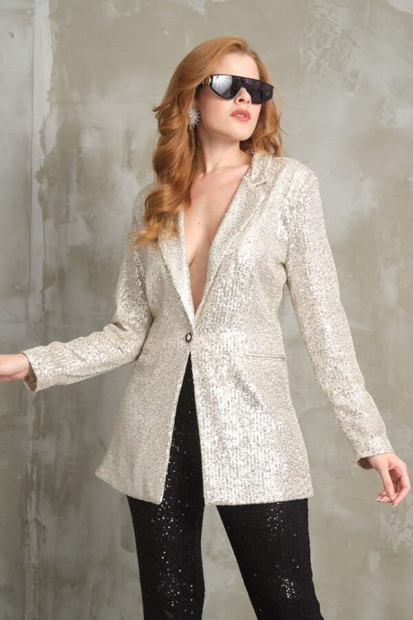 Pul Payet Blazer Ceket - Görsel 3