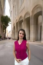 Double İtalyan Slim Fit Gri Yelek - Görsel 12