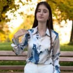 Baskılı Jessica Kumaş Gömlek