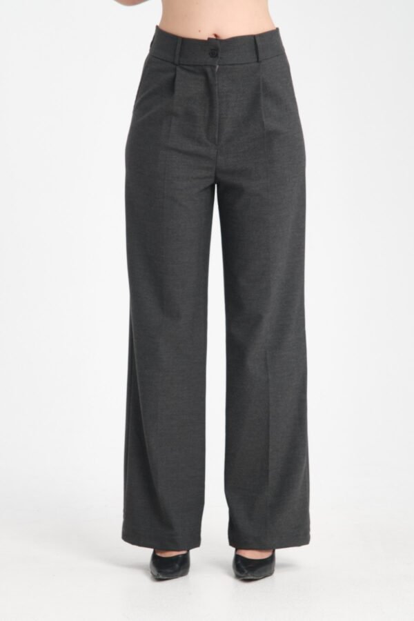 Gri Düğmeli Yelek - Görsel 6