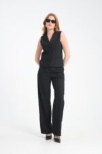 Gri Düğmeli Yelek - Görsel 4