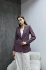 Kahverengi Slim Fit Blazer Ceket - Görsel 4