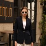 Siyah Slim Fit Blazer Ceket