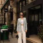 Mint Slim Fit Blazer Ceket