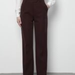 Double İtalyan Pensli Kahverengi Pantolon