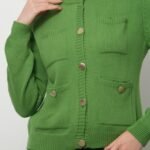 Yeşil Cep Detay Hırka