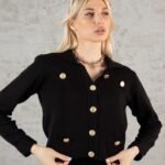 Siyah Hırka ve Bol Pantolon Takım