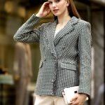 Haki Tüvit Kruvaze Blazer Ceket